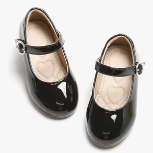 Black Patent Leather Kids Shoes